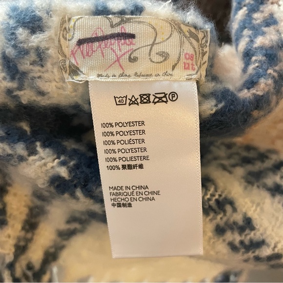 Free People Homecoming Plaid Blanket Scarf NWOT - Picture 9 of 10